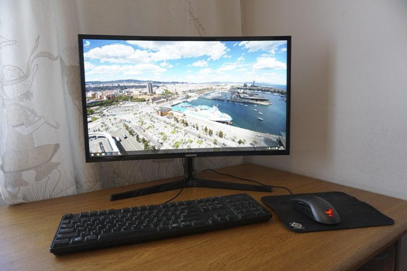 review samsung cf398