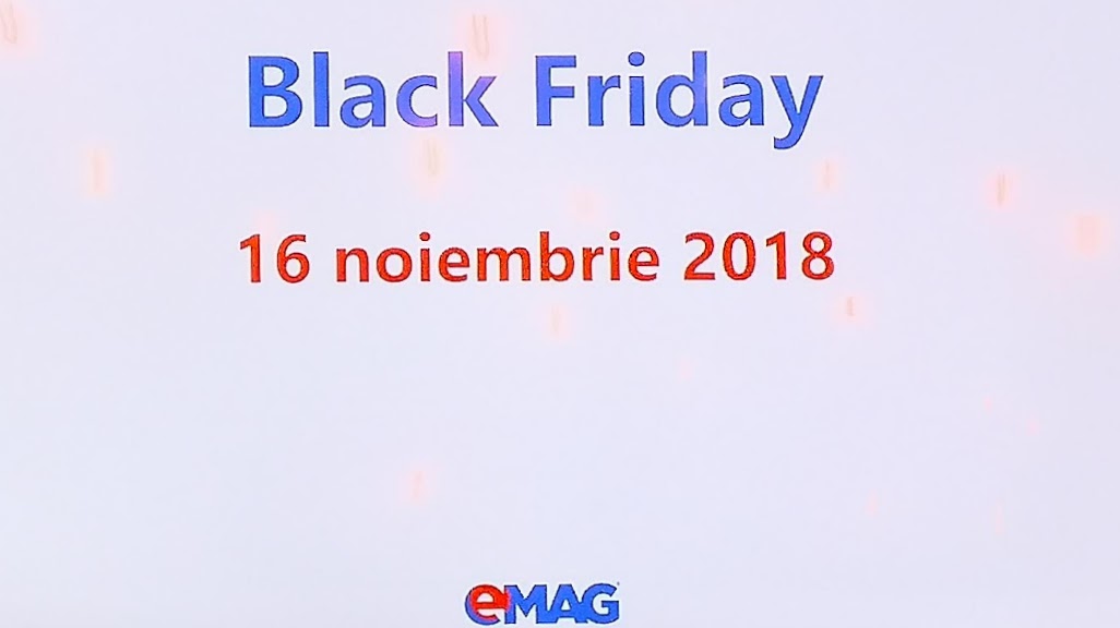 Black Friday 2018 la eMAG