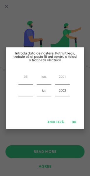 închiriere trotinete bolt