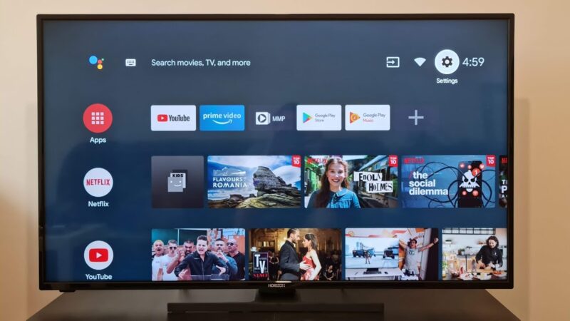 horizon android tv homescreen