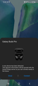 aplicație galaxy buds pro