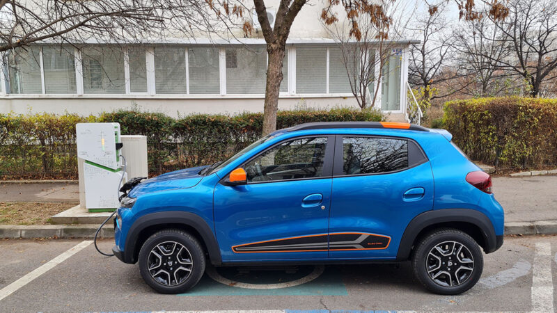 dacia spring la incarcat