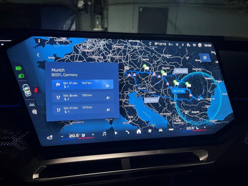 bmw ix3 navigație