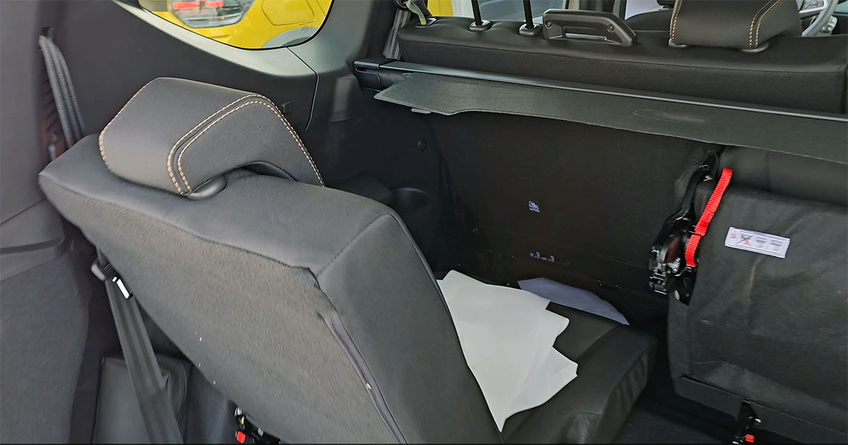 Dacia Jogger scaune spate