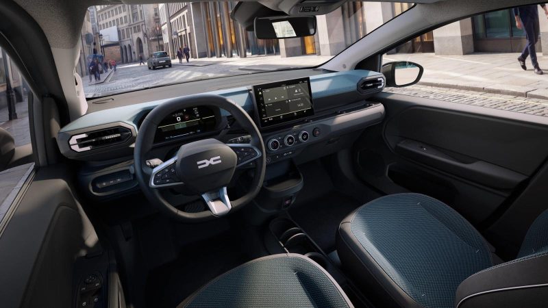 noua dacia spring 2026 bord