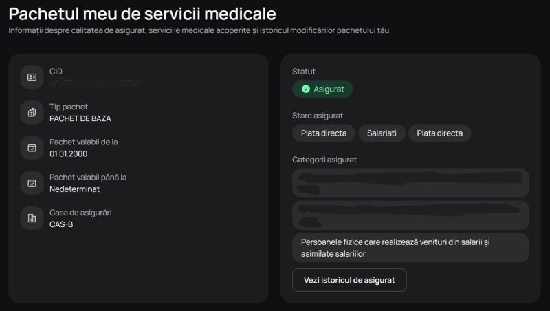 e sanatatea mea link conectare