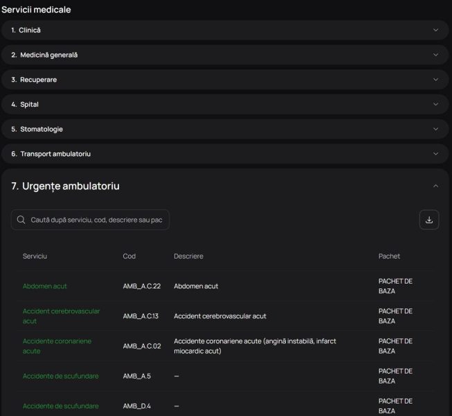 e sănătateamea servicii