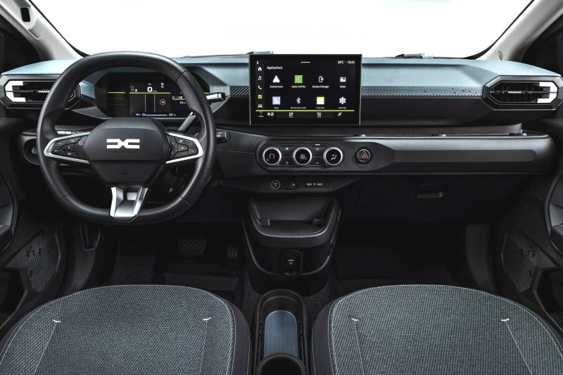 noua dacia spring bord