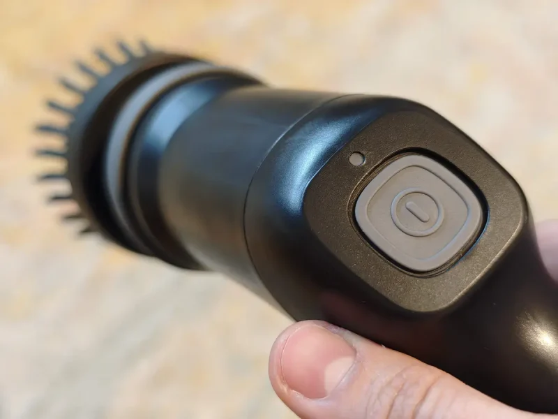 perie electrică buton