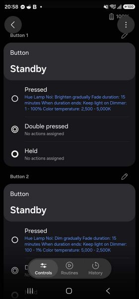 smartthings routine