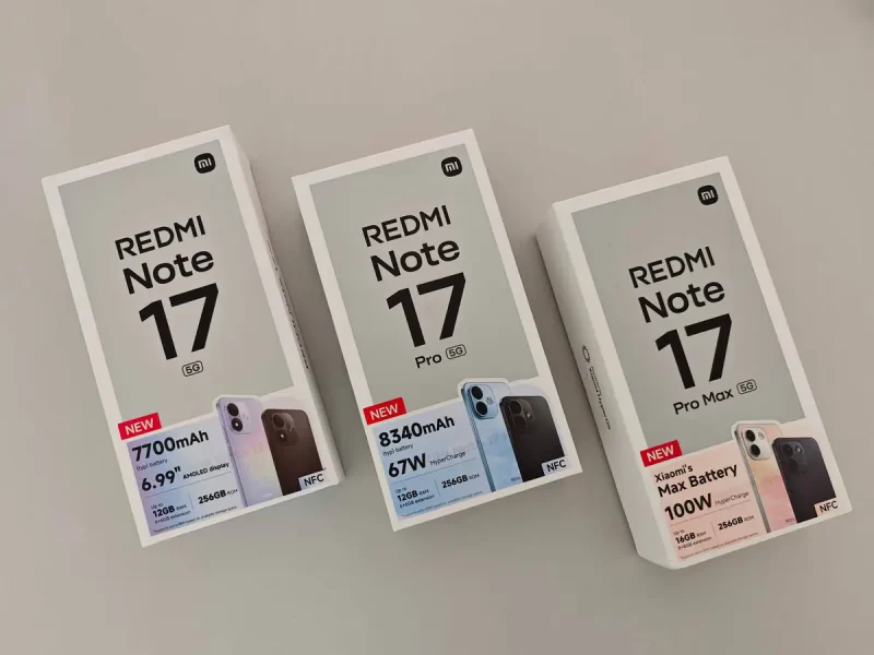 gama xiaomi redmi note 17